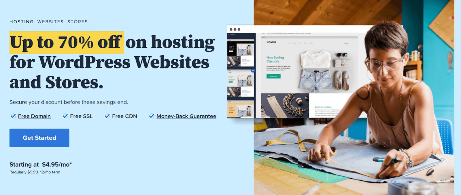 Bluehost managed WordPress hosting