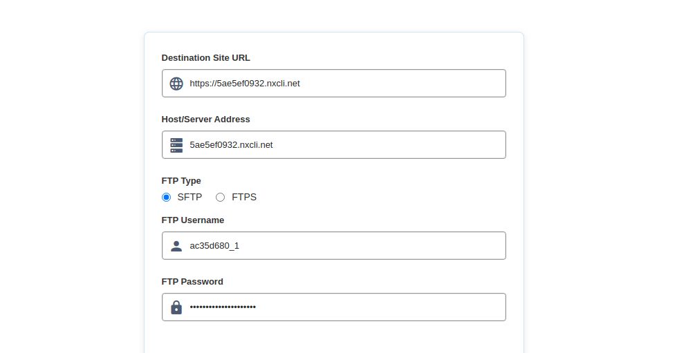 Nexcess Temporary Domains